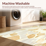 Plush Faux Fur Abstract Animal Inspired Design in Cream(Beige)