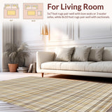 Warm Cozy Plaid Motif(Beige)