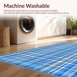 Sleek Pastel Tartan Texture(Blue)