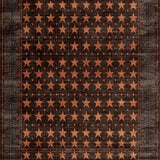 Ultra Soft Area Rug, Non Slip, Stain Resistant, Washable Area Rugs for Living Room, Bedroom, Warm Brown Textured Pattern(Brown)