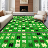 Lush Green Rustic Shamrock Aesthetic(Green)