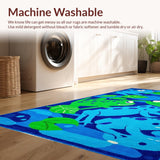 Cute Frog Graphic Decor Style(Blue)