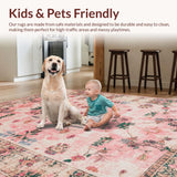 Charming Pastel Botanical Motif(Pink)