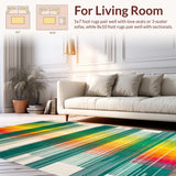 Vivid Modern Splashing Shapes(Green)