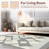 Contemporary Grey Diamond Mosaic(Gray)