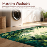 Rustic Botanical Jungle Scene(Green)