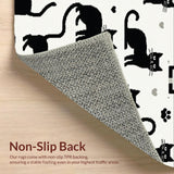 Cute Abstract Feline Motif(Black)