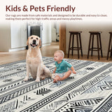 Artistic Abstract Monochrome Motif(Black)