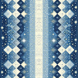 Ultra Soft Area Rug, Non Slip, Stain Resistant, Washable Area Rugs for Living Room, Bedroom, Gentle Cloud and Star Fusion(Blue)