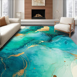 Vibrant Oceanic Patterned Art(Blue)