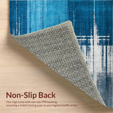 Contemporary Colorful Linear Fusion(Blue)