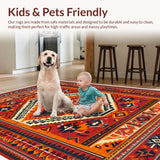 Ultra Soft Area Rug, Non Slip, Stain Resistant, Washable Area Rugs for Living Room, Bedroom, Machine Washable Western Bedroom Area Rug(Blue)