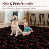 Spooky Cat Inspired Floor Covering(Black)