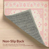 Ultra Soft Area Rug, Non Slip, Stain Resistant, Washable Area Rugs for Living Room, Bedroom, Plush Creamy tones(Ivory)