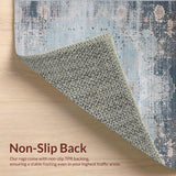 Elegantly Faded Vintage Charm(Blue)