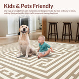 Artistic Curved Geometric Accents(Beige)
