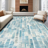 Ultra Soft Area Rug, Non Slip, Stain Resistant, Washable Area Rugs for Living Room, Bedroom, Coquette Bowknot Rug:  Elegant Blue Decorative Carpet(Blue)