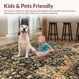 Indigo Elegant Geometric Arrangement(Beige)