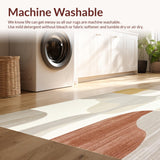 Patio Abstract Beige Design with Weather Resistant Style(Beige)