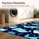 Delightful Oceanic Alphabetic Composition(Blue)