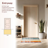 Eclectic Rainbow Woven Texture(Gray)