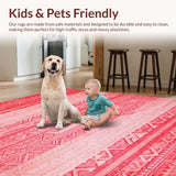 Charming Heart Motif in Red(Red)