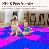 Eclectic Distressed Round Geometry(Blue)