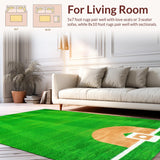 Energetic Sports Motif with White Accents(Green)