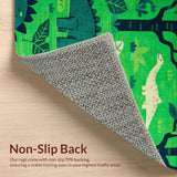 Bright Multi Color Jurassic Playground(Green)