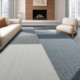 Ultra Soft Area Rug, Non Slip, Stain Resistant, Washable Area Rugs for Living Room, Bedroom, Modern Grey Non-Slip Bedroom Area Rug with Abstract Lines(Gray)