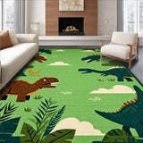 Colorful Dino Adventure Scene(Green)