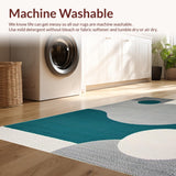 Artistic Teal and Gray Tiled Design(Gray)