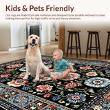 Chic Floral Coastal Aesthetic(Black)