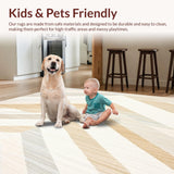 Luxurious Chevron Hallway Runner with Sophisticated Motif(Beige)