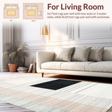 Minimalist Stripe with Alternating Narrow and Wide Black White Bands(White)