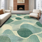 Ultra Soft Area Rug, Non Slip, Stain Resistant, Washable Area Rugs for Living Room, Bedroom, Chic Scalloped Bow Design Area Rug with Cute Aesthetic Appeal(Gray)