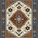 Elegant Southwestern Geometric Motif(Beige)