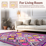 Chic Multi Colored Diamond Motif(Pink)