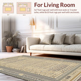 Stylish Transitional Ogee Layout(Beige)