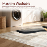 Elegant Beige Abstract Curvature(Gray)