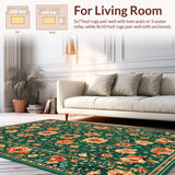 Stylish Vintage Flower(Green)