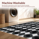 Bold Striped Geometric Statement(Black)