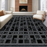 Ultra Soft Area Rug, Non Slip, Stain Resistant, Washable Area Rugs for Living Room, Bedroom, Elegant Black Bow Area Rug: Coquette Home Decor(Black)