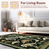 Luxurious Textured Jurassic Imagery(Black)