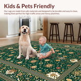 Elegant Green Gold Ornate Design(Green)