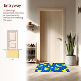 Lively Dino Print Decor(Blue)