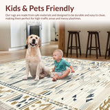 Contemporary Textured Diamond Layout(Beige)