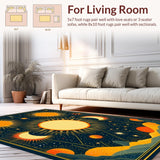 Vibrant Floral Cosmos Motif(Yellow)