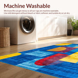 Chic Modernist Colorful Composition(Blue)