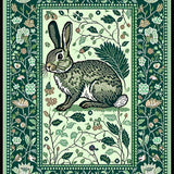 Enchanting Vintage Nature Composition(Green)